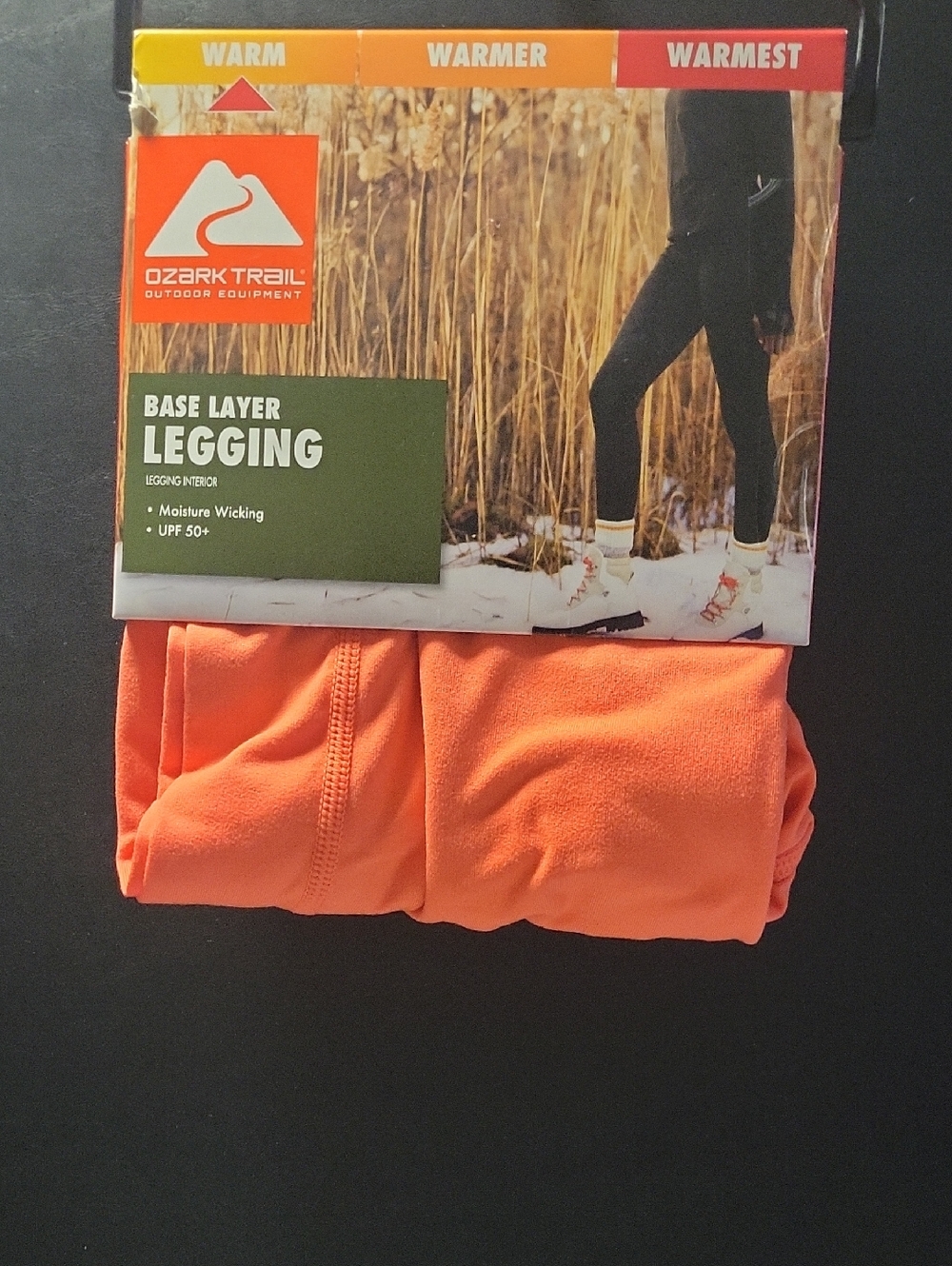 Orange Performance Base Layer Leggings.  B2